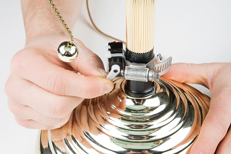 Try rotating servo to make sure chain is pulled fully